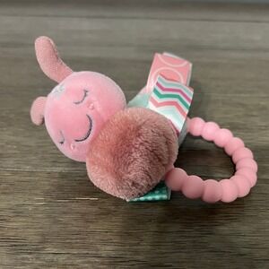 Mary Meyer Taggies Camilla Caterpillar Teether Rattle –‎ 6″